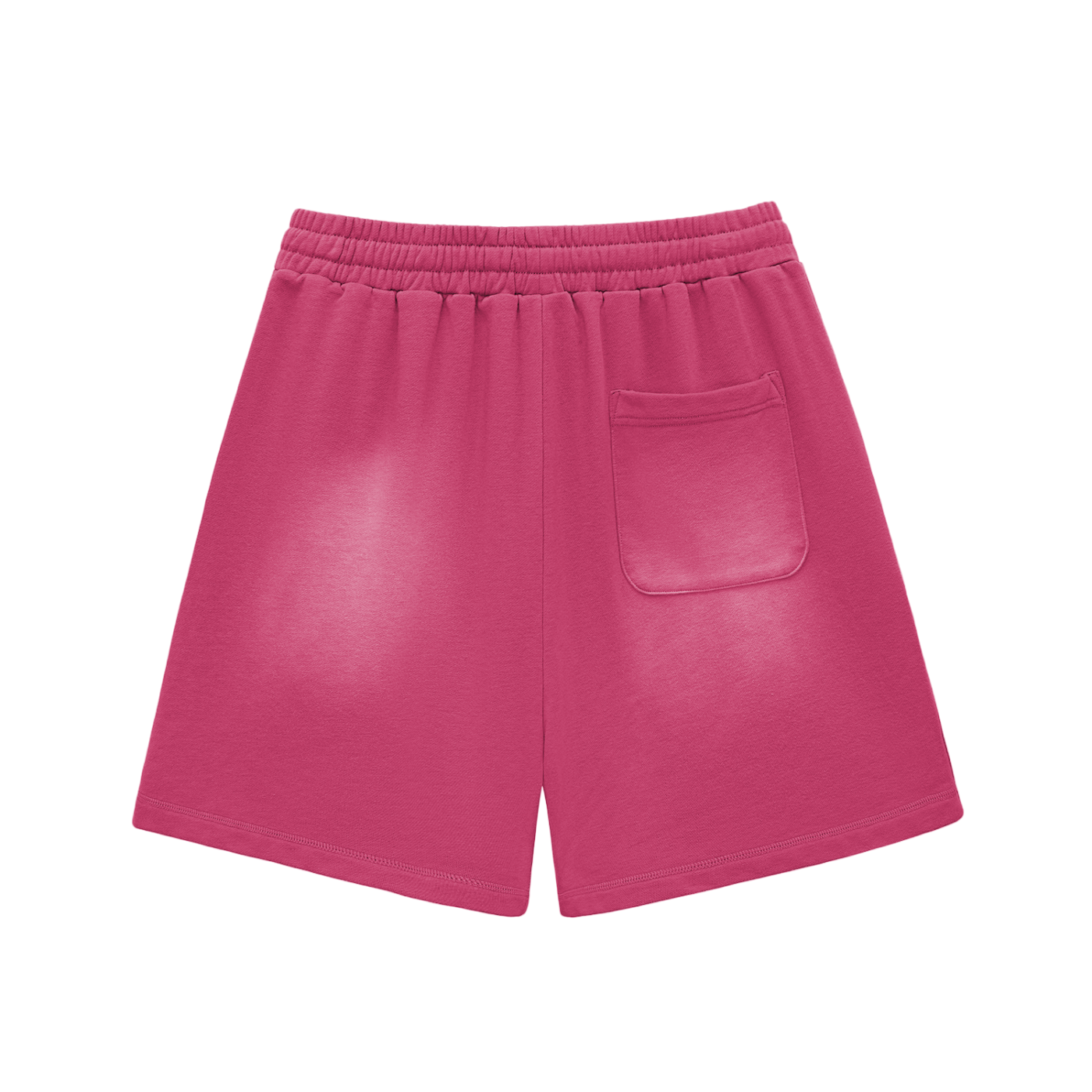 faded Cotton Shorts