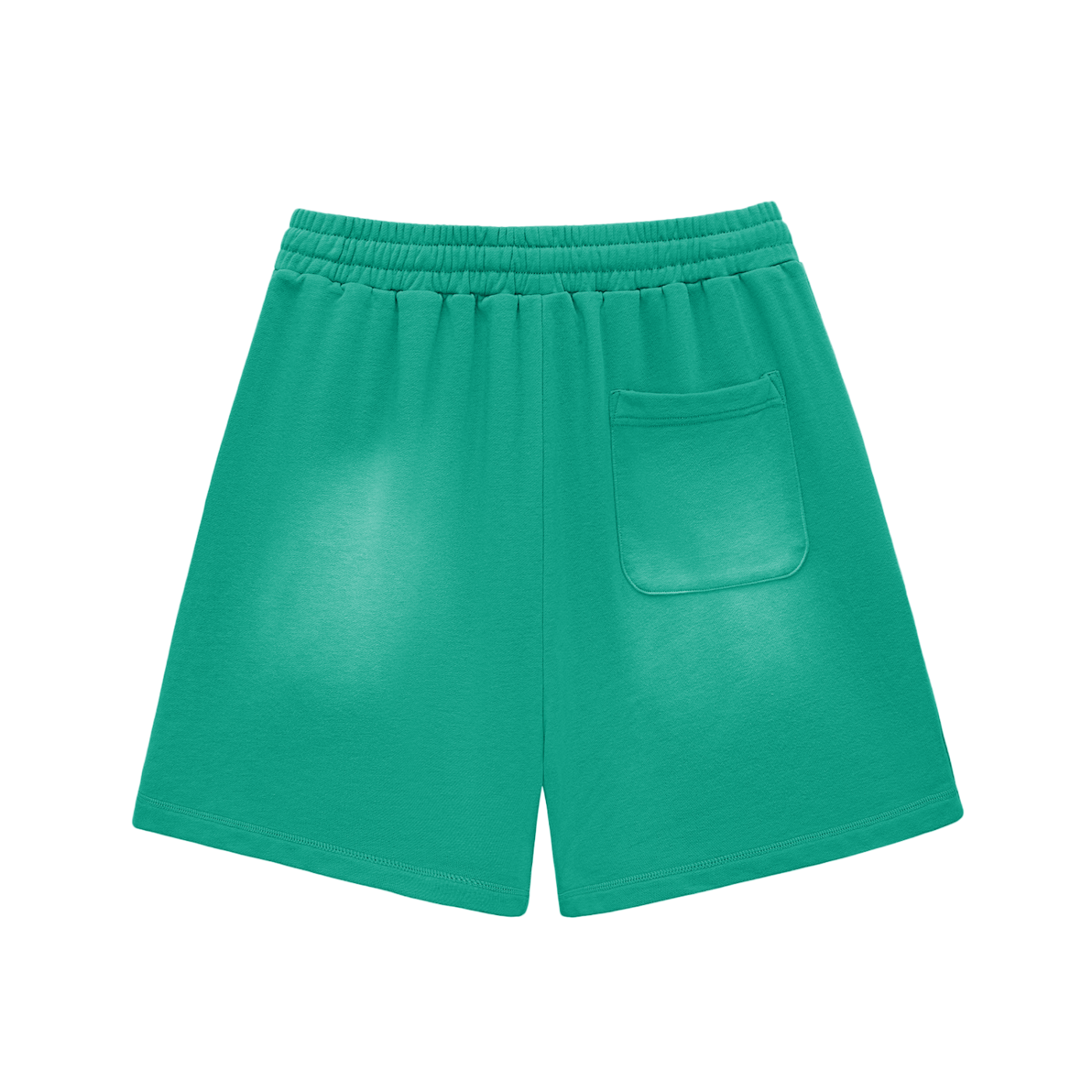 faded Cotton Shorts