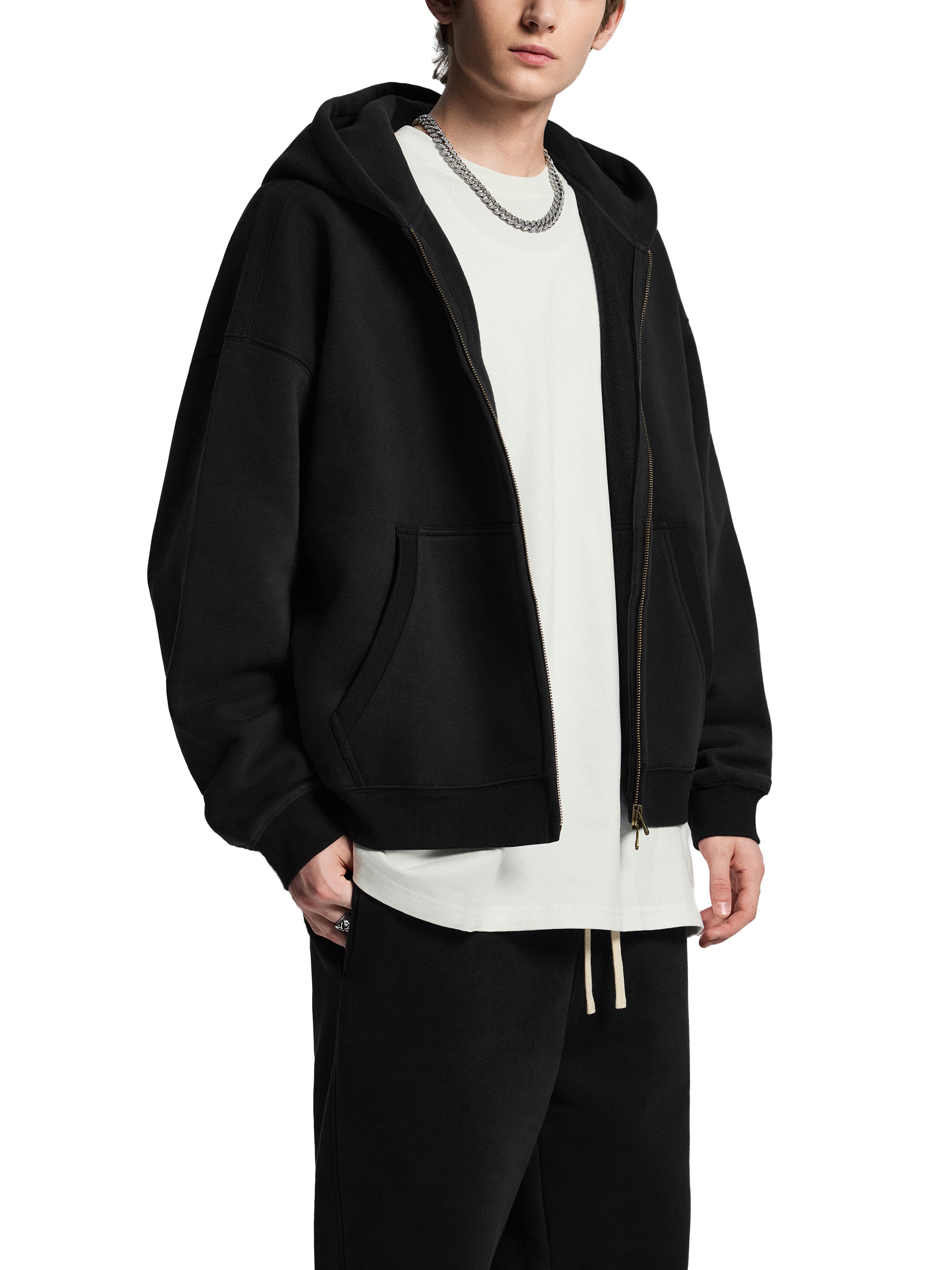 Light Zip Up Hoodie