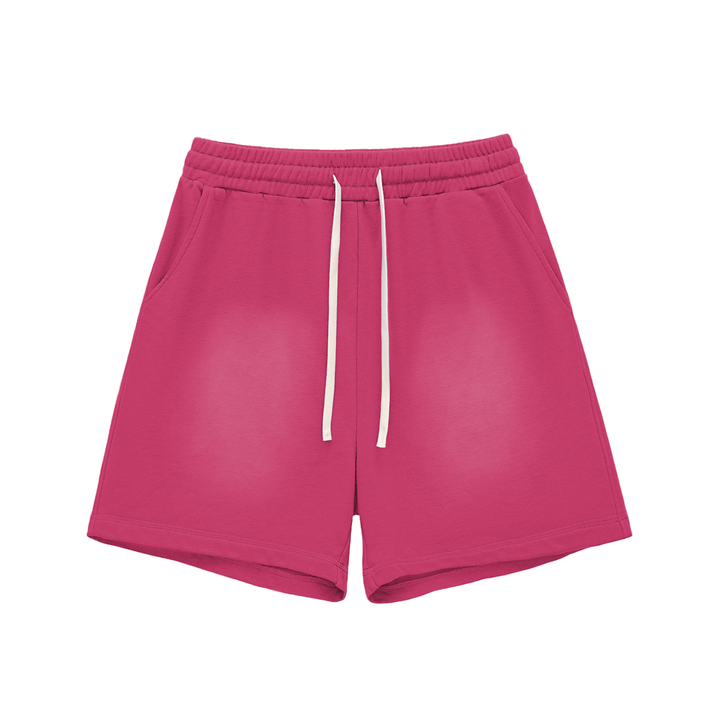 faded Cotton Shorts