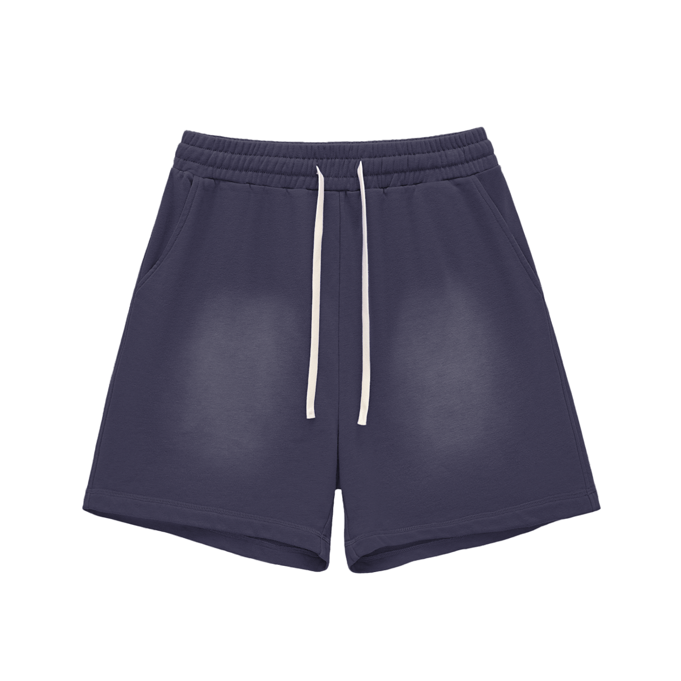 faded Cotton Shorts