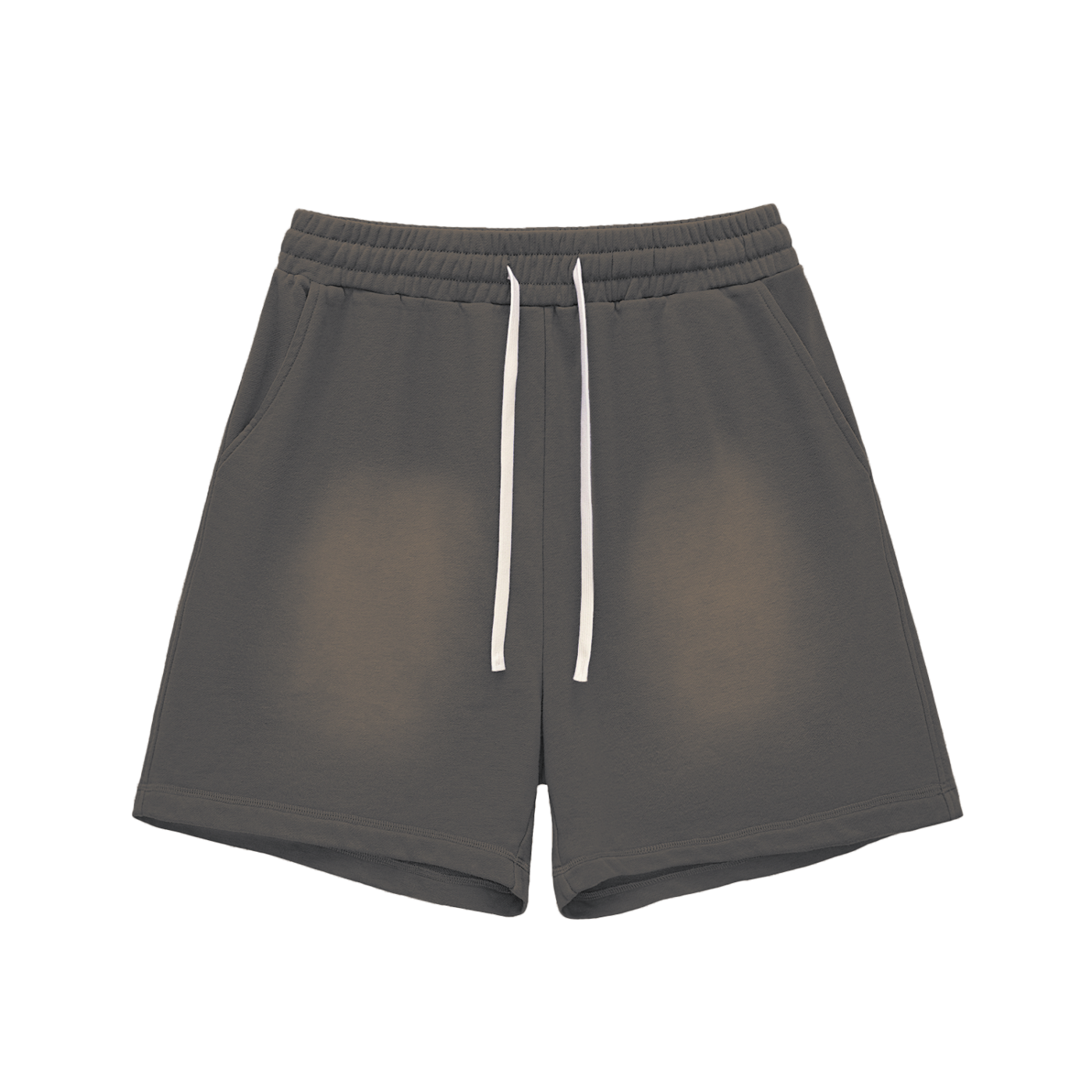 faded Cotton Shorts